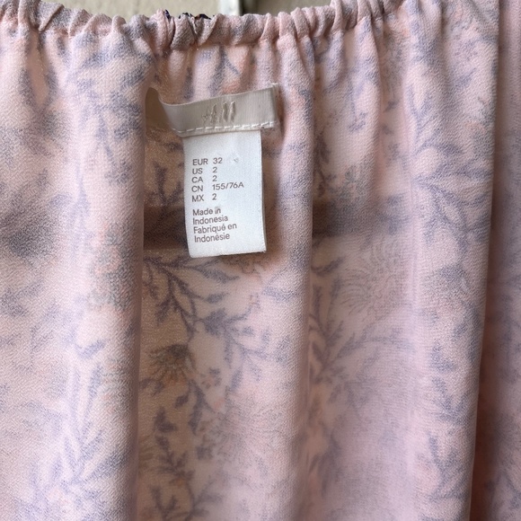 H&M crop loose-fitting flowy tank top - Picture 5 of 8